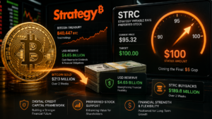 Strategy sells $213 million in Bitcoin as STRC fights its way back toward $100